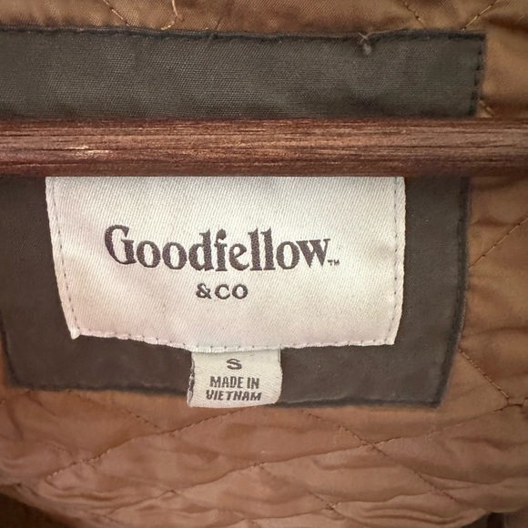 Goodfellow & Co Men's Olive 🫒 Green Quilted Shirt Jacket - Size Small - Picture 6 of 8